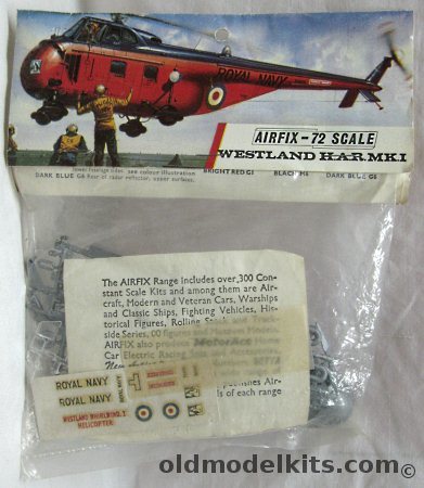 Airfix 1/72 Westland H.A.R. MK.1 - Bagged, 124 plastic model kit
